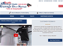 Tablet Screenshot of overheaddoorparts.com